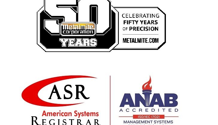 Metalmite has a new ISO Certification